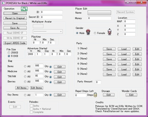 pokemon light platinum save editor